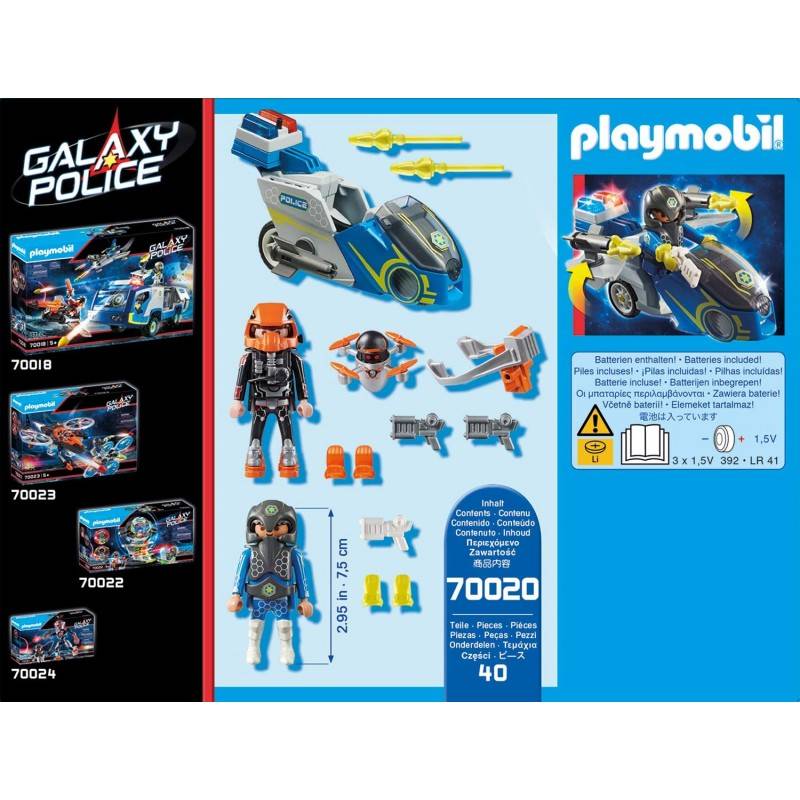 Playmobil 70020 Galaxy Police Bike